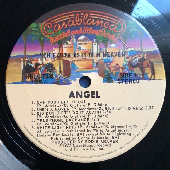 Angel On Earth As It Is In Heaven Vinyl Lp '77 - Picture 5 of 8